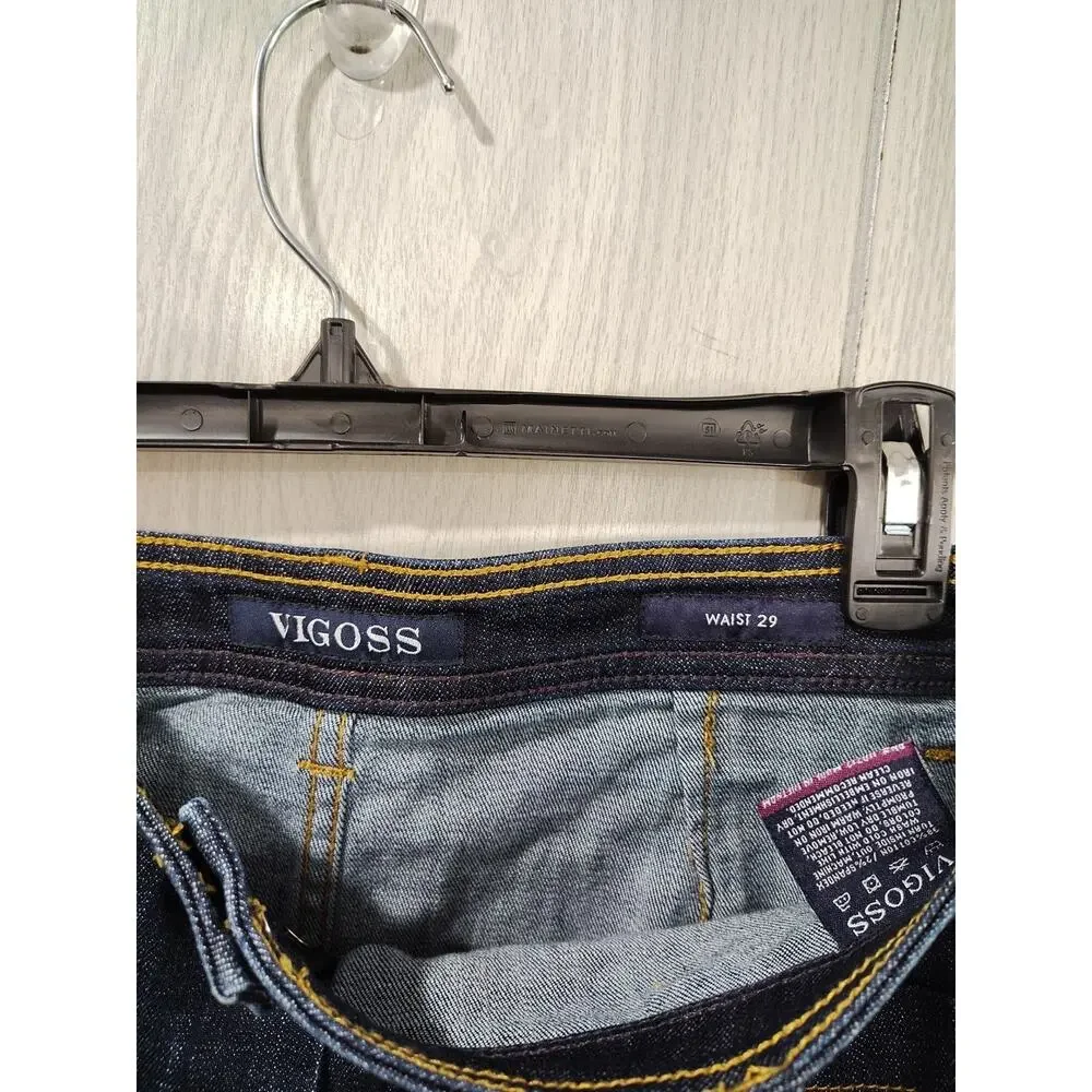 Women's Button Front Denim Vigoss The James Skirt Size 29 Festival Shortie Club